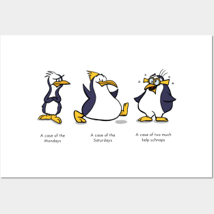 Funny Penguin Shirt Posters and Art